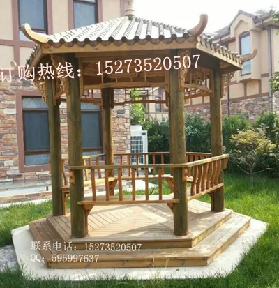 供应防腐木景观凉亭,庭院别墅花架