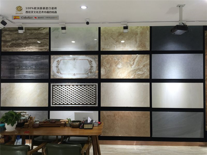 进口瓷砖?展厅设计|西班牙ck瓷砖重庆专卖店赏析