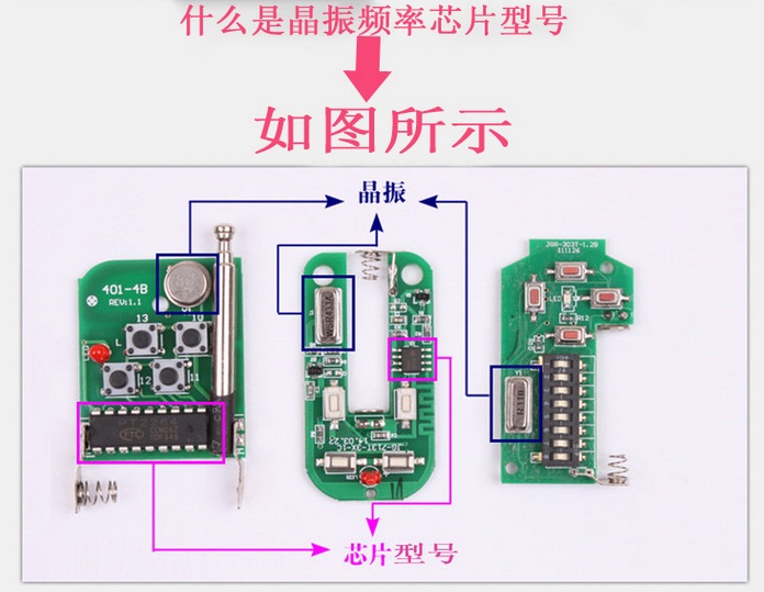 外贸款出口型卷帘门电动门拷贝遥控器