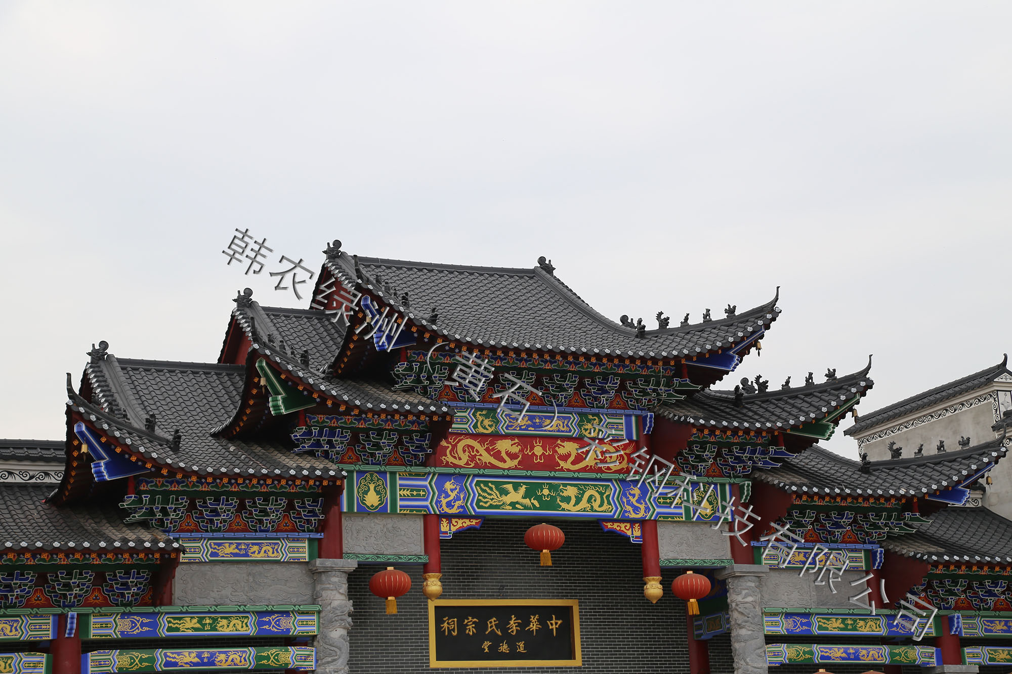 仿古彩钢瓦-原材料韩国进口彩钢瓦 材质:铝锌合金-韩农绿洲(黄石)彩钢