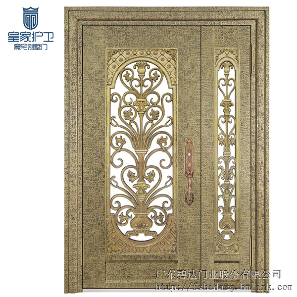0焊接成,门头采用拱型设计与别墅建筑的弓型相得益彰,纯欧式豪华装饰