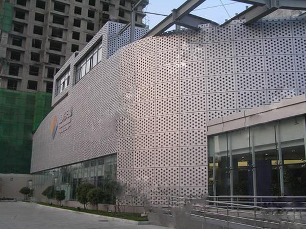 外墙冲各种孔铝单板幕墙指定厂家