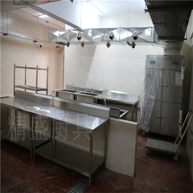 大型食堂厨房工程,工厂厨房设备,不锈钢厨房工程