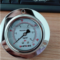 供应不锈钢充油压力表 模温机压力表