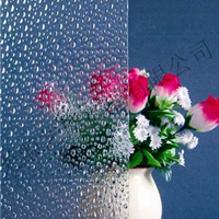  Supply customized service of embossed glass