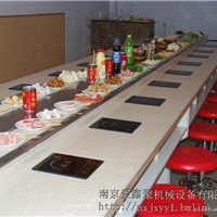 南康自助回转小火锅设备 旋转小火锅设备