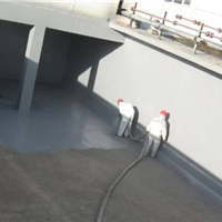聚脲喷涂防水水池聚脲防腐喷涂防水涂料找鸿飞堵漏公司堵漏补强