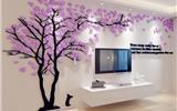  Wallpaper still pasted on the living room background wall? Why not try three-dimensional wall stickers? Personalization and fashion are not expensive- Living room background wall sticker